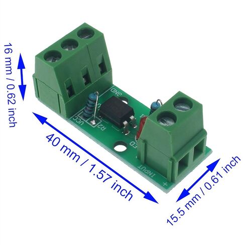 2PCS Photoelectric Isolator 3-5 V 12 V 24 V PC817 1 Channel Optocoupler Isolation Board for PLC Drive Motor Board in Kuwait