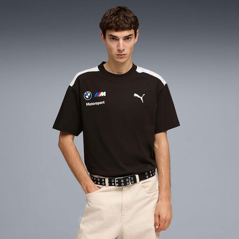 PUMA BMW M Motorsport 2026 Men's Team Drivers Tshirt - Black | fans who want to wear authentic team apparel with a spo, All the latest team and partner logos, Regular fit in Kuwait