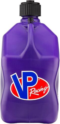 VP Racing 3612-CA, 5.5-Gallon Square Motorsport Jug Translucent Purple w/ 14" Deluxe Hose Close-Trimmed Cap and Neck for Tight Seal (1 Pack) in Kuwait