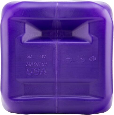 VP Racing 3612-CA, 5.5-Gallon Square Motorsport Jug Translucent Purple w/ 14" Deluxe Hose Close-Trimmed Cap and Neck for Tight Seal (1 Pack) in Kuwait