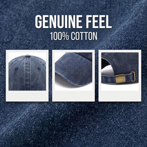 Baseball Cap Golf Dad Hat Adjustable Original Classic Low Profile Cotton Hat Unconstructed Plain Cap Men Women - Blue in Kuwait