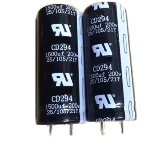 1/2/5/10PCS 200V1500uF 1500uF 200V 25 * 65 Aluminum Electrolytic Capacitor(200V1500uF 2pcs) in Kuwait