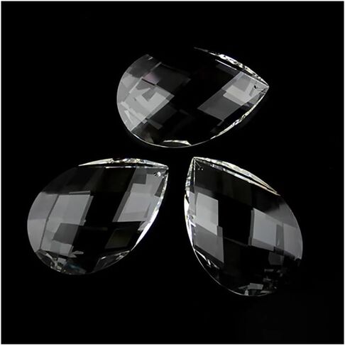 Hanging Crystals Prisms 38mm-76mm Clear Crystal Lamp Accessories Pendants 1 Hole Crystal Chandelier Pendants for Decor Hangings Crystals for Decoration(89mm 6pcs) in Kuwait
