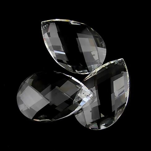Hanging Crystals Prisms 38mm-76mm Clear Crystal Lamp Accessories Pendants 1 Hole Crystal Chandelier Pendants for Decor Hangings Crystals for Decoration(89mm 6pcs) in Kuwait