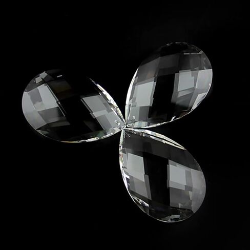 Hanging Crystals Prisms 38mm-76mm Clear Crystal Lamp Accessories Pendants 1 Hole Crystal Chandelier Pendants for Decor Hangings Crystals for Decoration(89mm 6pcs) in Kuwait