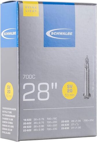 Schwalbe SV20 Extra Light InnerTube 700 x 18 in Kuwait