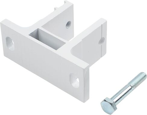 Retractable Awning Wall Bracket, White Replacement Wall Mounting Bracket For Retractable Awnings, Aluminum Alloy Support For 40Mm Square Pipe for Easy Install Hardware For Patio Garden Weather in Kuwait