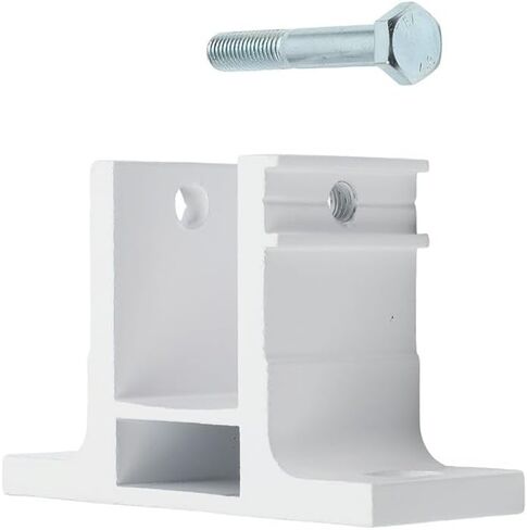 Retractable Awning Wall Bracket, White Replacement Wall Mounting Bracket For Retractable Awnings, Aluminum Alloy Support For 40Mm Square Pipe for Easy Install Hardware For Patio Garden Weather in Kuwait