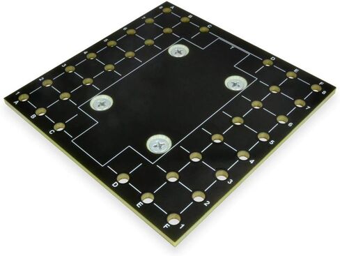 لوحات تركيب السكك الحديدية Winford Engineering DIN، حجم اللوحة 4.0 × 4.0 بوصة، فتحات مثقوبة مسبقًا، أسود، متوافقة مع RoHS in Kuwait