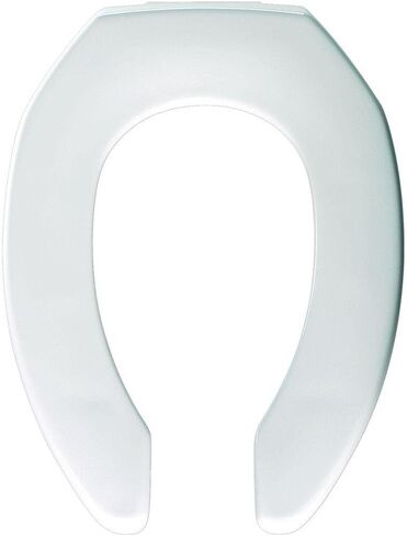 Church Seats 295CT 000 Elongated Plastic Seat, White in Kuwait
