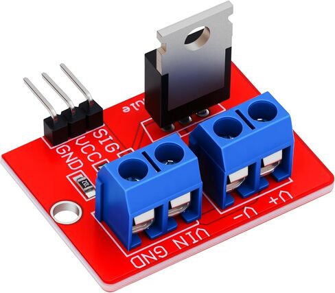 8 قطعة IRF520 MOSFET وحدة تشغيل MOS ترانزستور ذو تأثير ميداني وحدة تشغيل ترانزستور متوافقة مع Arduino Raspberry Pi in Kuwait