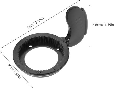 2pcs Electric Scooter Throttle Thumb Lever Replacement, Plastic Finger Throttle Grip for E-Bike and ATV, Black Scooter Accelerator Handle Compatible with Handlebar Control in Kuwait
