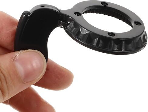2pcs Electric Scooter Throttle Thumb Lever Replacement, Plastic Finger Throttle Grip for E-Bike and ATV, Black Scooter Accelerator Handle Compatible with Handlebar Control in Kuwait