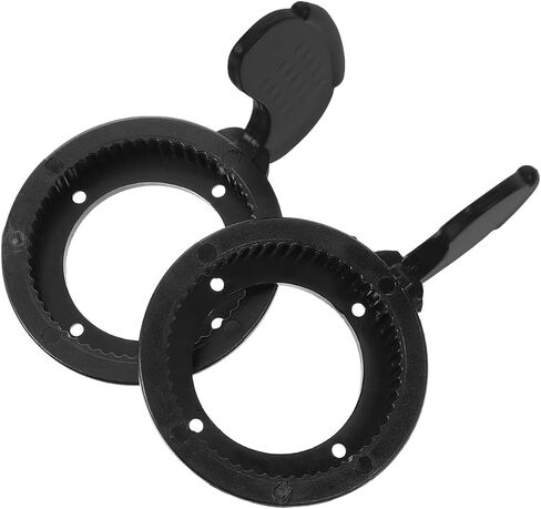 2pcs Electric Scooter Throttle Thumb Lever Replacement, Plastic Finger Throttle Grip for E-Bike and ATV, Black Scooter Accelerator Handle Compatible with Handlebar Control in Kuwait