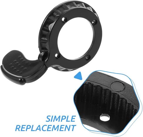 2pcs Electric Scooter Throttle Thumb Lever Replacement, Plastic Finger Throttle Grip for E-Bike and ATV, Black Scooter Accelerator Handle Compatible with Handlebar Control in Kuwait