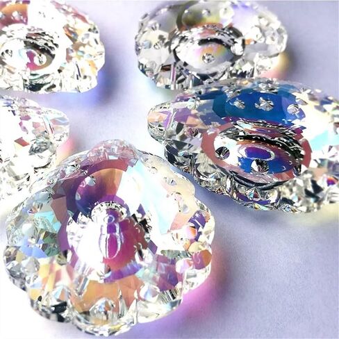 Hanging Crystals Prisms 10pcs 63MM Clear AB K9 Crystal Chandelier Pendants Lamp Accessories Hanging Decorate Hangings Crystals for Decoration in Kuwait