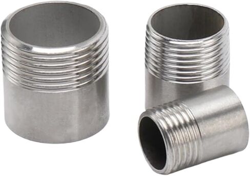 1/8 "1/4" 3/8 "1/2" 3/4 "1" 1-1/4 "1-1/2" 2 "ذكر الموضوع إلى بعقب لحام الحلمة 304 وصلة أنابيب الفولاذ المقاوم للصدأ موصل (3/4") وصلات سباكة in Kuwait