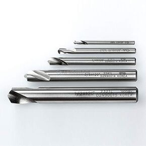 YG1 NC مثقاب اكتشاف 8% كوبالت HSS 1/8 إلى 1/2 "120 درجة 5 قطع مجموعة ماكينة بتحكم رقمي بالكمبيوتر in Kuwait