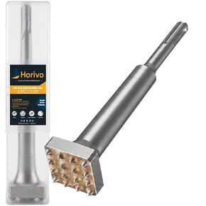 1-3/8" x 1-3/8" SDS Plus Bush Hammer، 16 سنًا من الكربيد الفاخر لقمة إزميل خرسانية للتخشين فائق السرعة والتركيب الحجري الموحد، أداة بناء عمر مروي مطورة in Kuwait