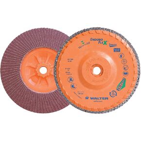 أقراص Walter 06F608 6x5/8-11 Enduro-Flex غير القابل للصدأ الدوارة مع دعامة صديقة للبيئة 80 حبيبة من النوع 27S، 10 عبوات in Kuwait