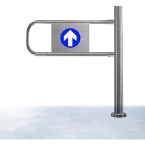 Safety Swing Gate, Automatic Closing, Spring-Loaded Design for Supermarkets, Libraries, Malls & Warehouses, One-Way Entrance, Left/Right Opening, Double, 100x100cm in Kuwait