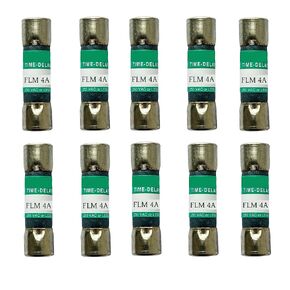 10-Pack New FLM-4 FLM 4A 250Vac Time Delay Fuse,FLM-4A Current Limiting Cartridge Fuses in Kuwait