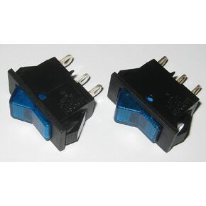 بديل لـ 2 X Swann Industries مفتاح متأرجح مضيء - SPST - 125V 15A - أزرق مضاء in Kuwait