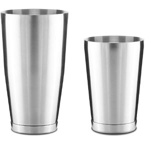 2 Pcs Boston Shaker Set, Stainless Steel Cocktail Shaker Set, 18oz & 28oz Mixed Alcohol for Bartending, Martini Shakers in Kuwait