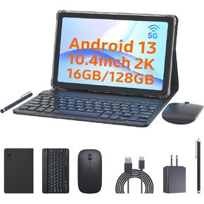 تابلت NOVOJOY 10 بوصة Android مع حافظة وقلم مع منفذ USB Android 15 Tablet 2.0GHZ 2MP+8MP كاميرا مزدوجة 6000mAh 12GB RAM (4GB+8GB توسيع) + 64GB ROM 5Gwifi6 Tablet (وردي) in Kuwait