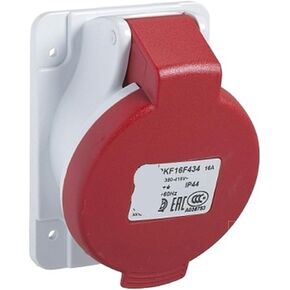 PKF16F435 waterproof connector fast concealed industrial socket (16A 6h IP44 5P red) in Kuwait