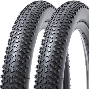 2 Pcs, 20x2.35 Bike Tires, Durable Folding 20 Inch 60-406 20 x 2.35 Mountain Bicycle Tires, Replacement Bike Tires for Mountain Bicycle, Clincher in Saudi Arabia