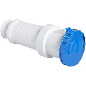 81478 Connector PK Screw Connection Mobile Industrial Socket (63A 6h IP67 3P Blue) in Kuwait