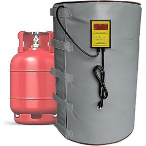 Insulated Full Coverage Drum Heater Blanket/Jacket Bucket Heaters 55 Gallon Industrial Barrel Warmer Pail & Barrel Heater for Steel & Poly Drums,Gray,36×84 in/91.4×213.4cm in Saudi Arabia