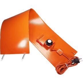 Metal Drum Heater with Thermostat 30-150°C, 8 Gallon Capacity, 35.5x10 Inch, 110V 1200W for Oil Drums in Saudi Arabia
