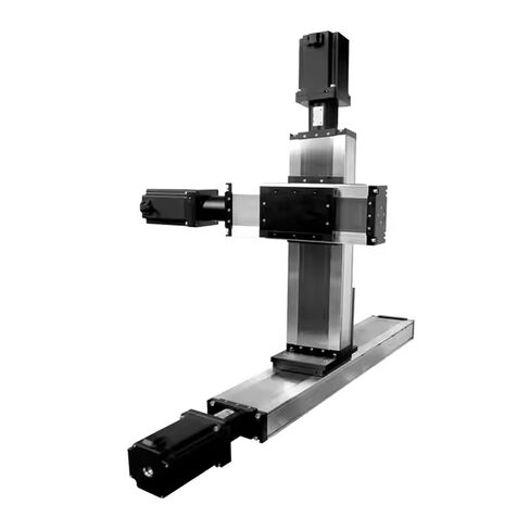 Compatible for 120mm Gantry Robot CNC Kit 3 Axis XYZ Table Linear Positioning System Industrial Rail Guide for Automation in Kuwait
