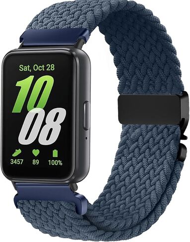 حزام مجدول من النايلون متوافق مع هاتف Samsung Galaxy Fit 3، شريط مطاطي لهاتف Samsung Galaxy Fit 3 SM-R390 للرجال والنساء in Kuwait