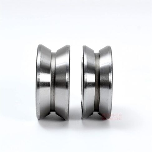 Small Sealed Steel Ball Bearing 10pcs LV201-14 ZZ 12x40x18x20mm V Groove Track Guide Wheel Roller Bearing Pulley 12 * 40 * 18 * 20mm in Kuwait