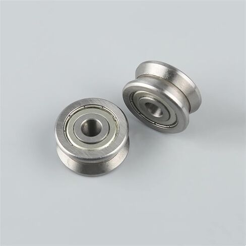 Small Sealed Steel Ball Bearing 10pcs LV201-14 ZZ 12x40x18x20mm V Groove Track Guide Wheel Roller Bearing Pulley 12 * 40 * 18 * 20mm in Kuwait