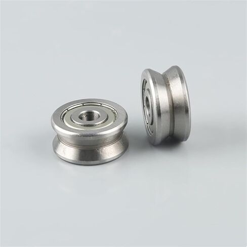 Small Sealed Steel Ball Bearing 10pcs LV201-14 ZZ 12x40x18x20mm V Groove Track Guide Wheel Roller Bearing Pulley 12 * 40 * 18 * 20mm in Kuwait