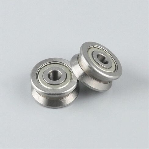Small Sealed Steel Ball Bearing 10pcs LV201-14 ZZ 12x40x18x20mm V Groove Track Guide Wheel Roller Bearing Pulley 12 * 40 * 18 * 20mm in Kuwait