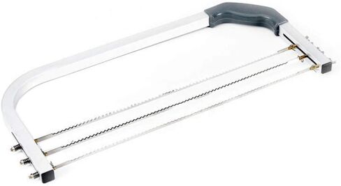 Bibabala Cake Leveler,304 Stainless Steel 3 Blades Adjustable Layer Cake Cutter,DIY Cake Slicer Kitchen Baking Tools Accessories,Household Cake Tools Baking and Pastry Tools,for Cake Making(Silver) in Kuwait