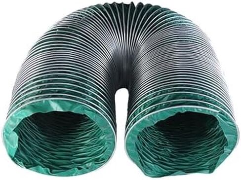 6.6FT Heavy Duty Flexible Duct Hose, Flame Retardant Ventilation & Exhaust Pipe for Kitchen, Bathroom & Workshop (Dia 165mm/6.5in), High Temperature Resistant in Kuwait