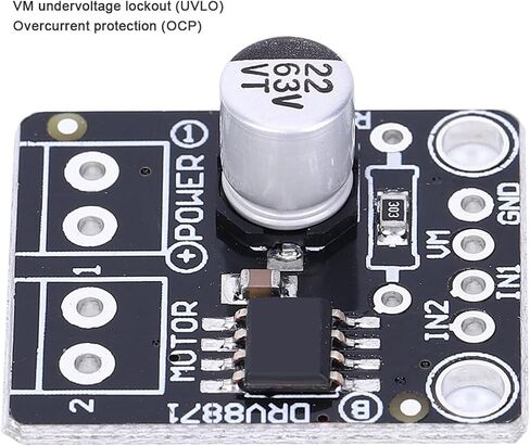 ZJchao DRV8871 سائق محرك DC ناعم، 3.6A PWM وحدة التحكم DC Motor H Bridge DC محرك لوحة الاختراق 6.5V-45V نحى DC محرك لوحة الاختراق للآلات الصغيرة in Kuwait