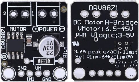 ZJchao DRV8871 سائق محرك DC ناعم، 3.6A PWM وحدة التحكم DC Motor H Bridge DC محرك لوحة الاختراق 6.5V-45V نحى DC محرك لوحة الاختراق للآلات الصغيرة in Kuwait