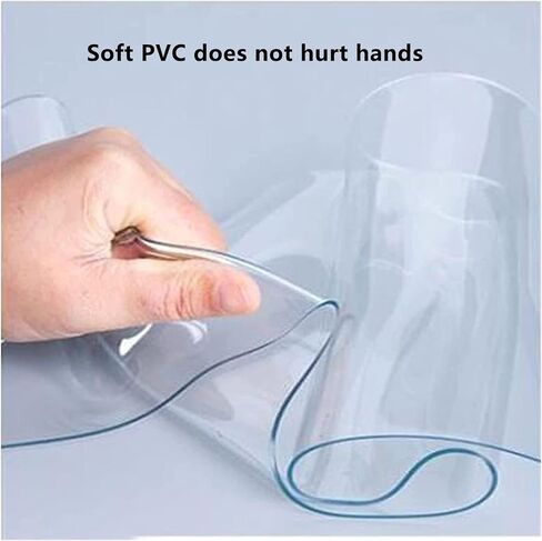 Durable PVC Strip Curtain for Freezer Rooms - Clear Vinyl Door Strips, Industrial Plastic Curtains for Factories & Supermarkets - Energy-Saving, Easy Installation,Size_Name,120x400cm/47.24x157.48in in Saudi Arabia