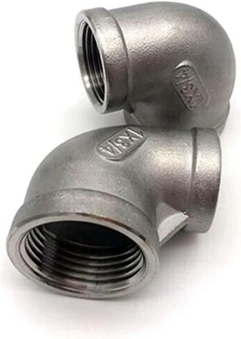 1/8'' - 2'' Female Thread 304 Stainless Steel Reducing Elbow DN6 - DN50 Water Pipe Fitting SS304 Coupling Joint Connector(DN15-DN6) Plumbing Fittings in Kuwait