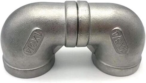 1/8'' - 2'' Female Thread 304 Stainless Steel Reducing Elbow DN6 - DN50 Water Pipe Fitting SS304 Coupling Joint Connector(DN15-DN6) Plumbing Fittings in Kuwait