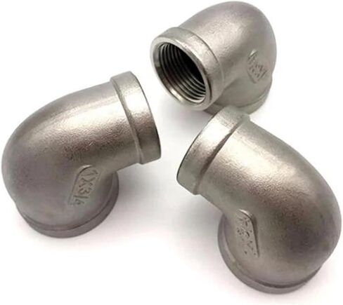 1/8'' - 2'' Female Thread 304 Stainless Steel Reducing Elbow DN6 - DN50 Water Pipe Fitting SS304 Coupling Joint Connector(DN15-DN6) Plumbing Fittings in Kuwait