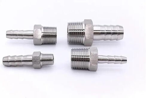 1'' Male Thread x Hose Tail 304 Stainless Steel Water Pipe Fitting Reducer Joint Coupling Connector(27mm) in Kuwait