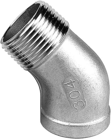 1/4 "3/8" 1/2 "3/4" 1 "1-1/4" 2 "الكوع 3way 4way تركيب الأنابيب الملولبة المقرنة الفولاذ المقاوم للصدأ 304 BSP نظرة عامة على المفصل التكيف ، 1,2" in Kuwait